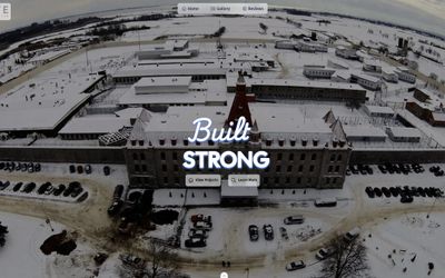 An image of a website made with thundr.