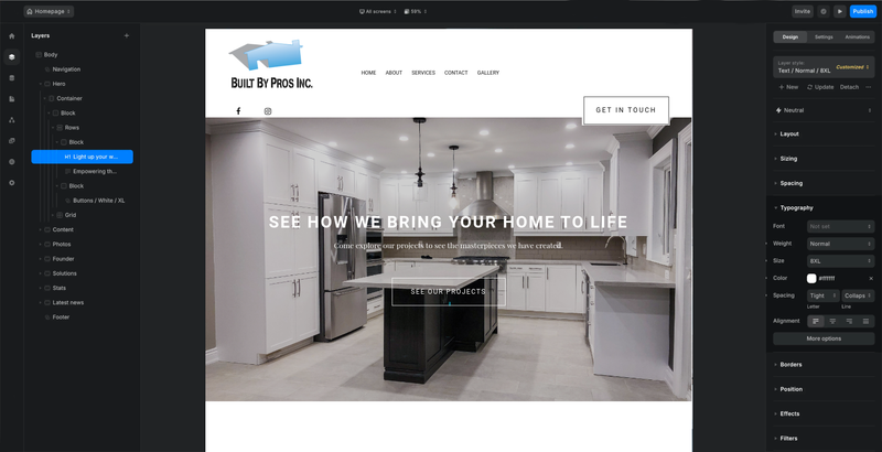 A website builder that is hard to use